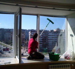 Мытье окон в однокомнатной квартире Фёдоровский
